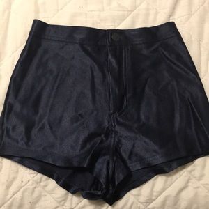 SOLD 🚫 American Apparel Navy Blue Disco Shorts